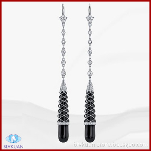 women necklace 2013 novelty design zircon agate earrings